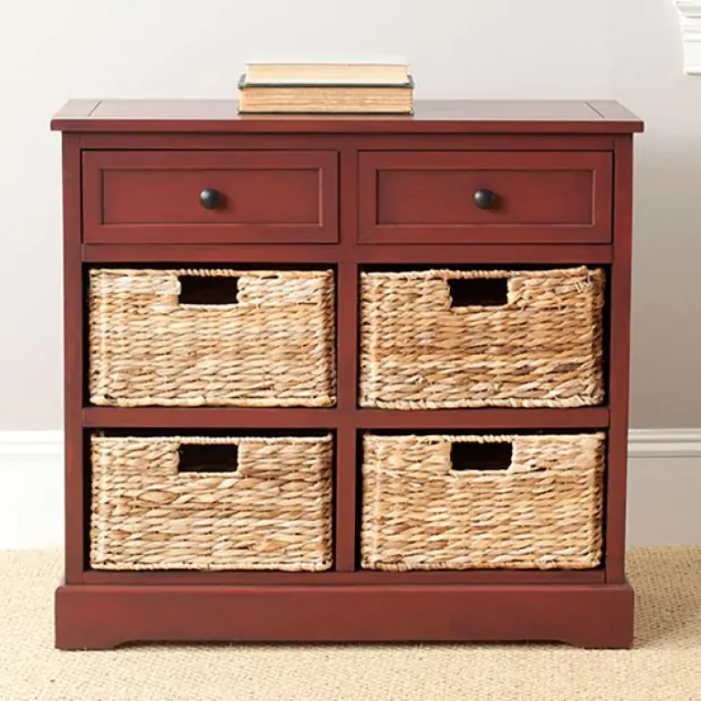 Country Cabinet With Baskets