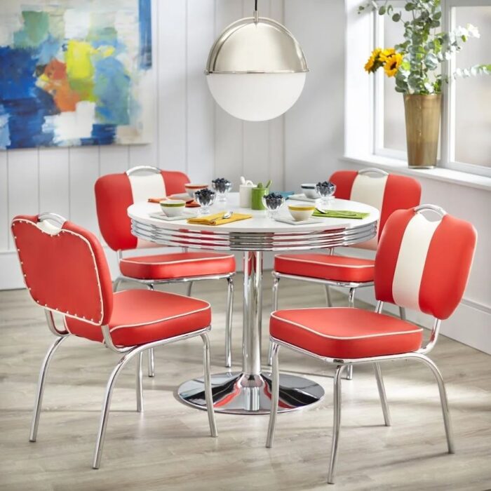 Mid-Century Raleigh Retro 5-piece Dining Set