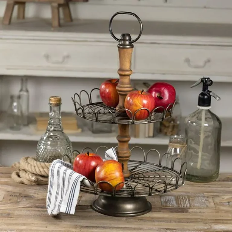 Tiered Wire Basket Stand