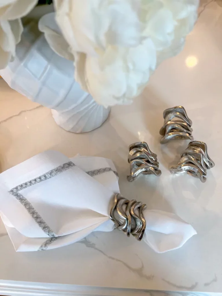 Wavy Stacked Napkin Ring