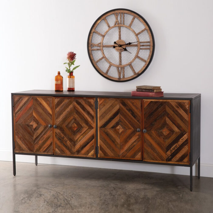 Diamond Pattern Sideboard