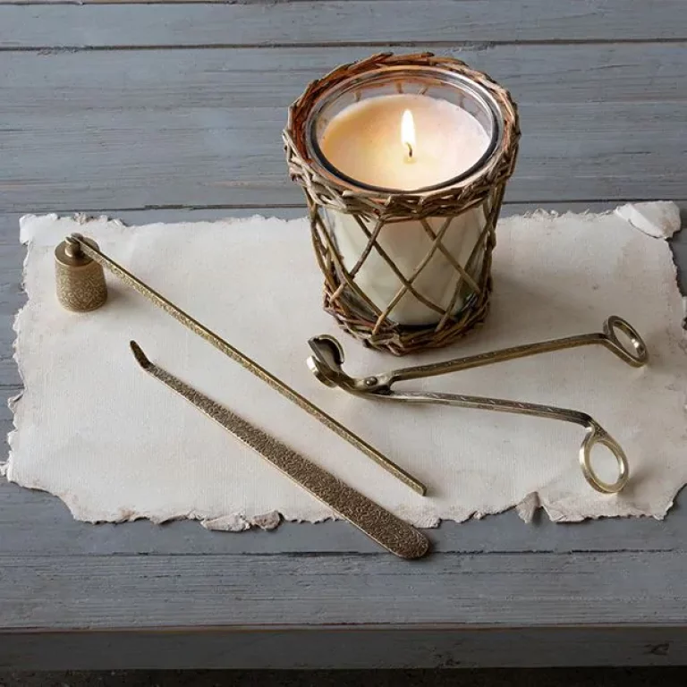 Brass Finished Candle Care Kit