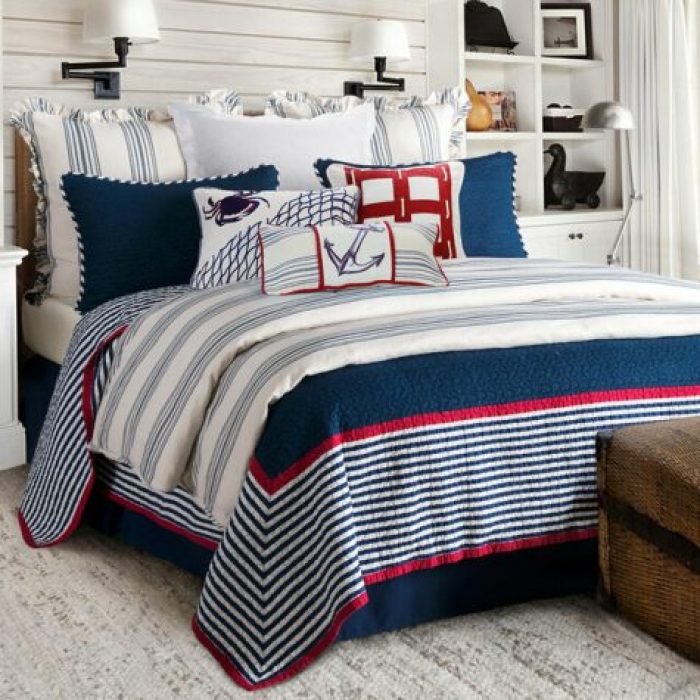 Nautical Stripes Quilt - Bedding Collection