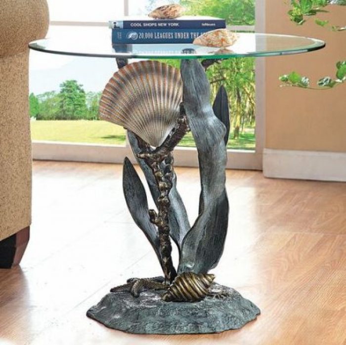 Shells & Seagrass End Tables