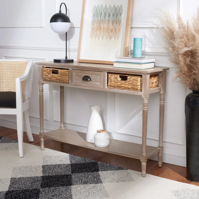 3-drawer Console Storage Table