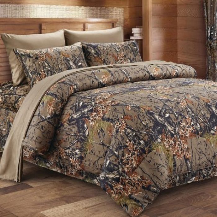 Natural Woodland Camouflage Bedding Collection