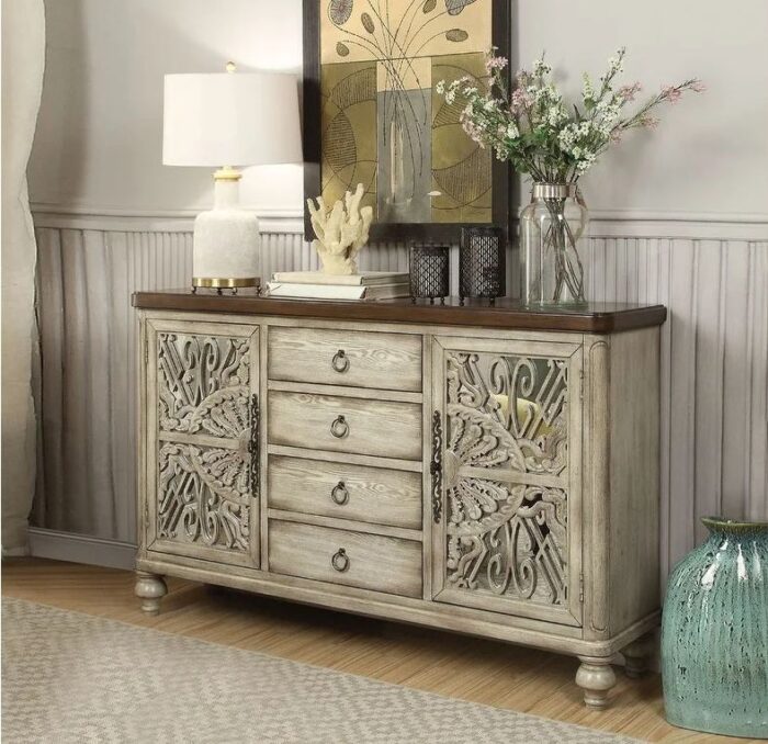 Console Table Antique White