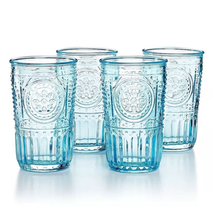 Glass Drinking Tumblers Victorian Inspired