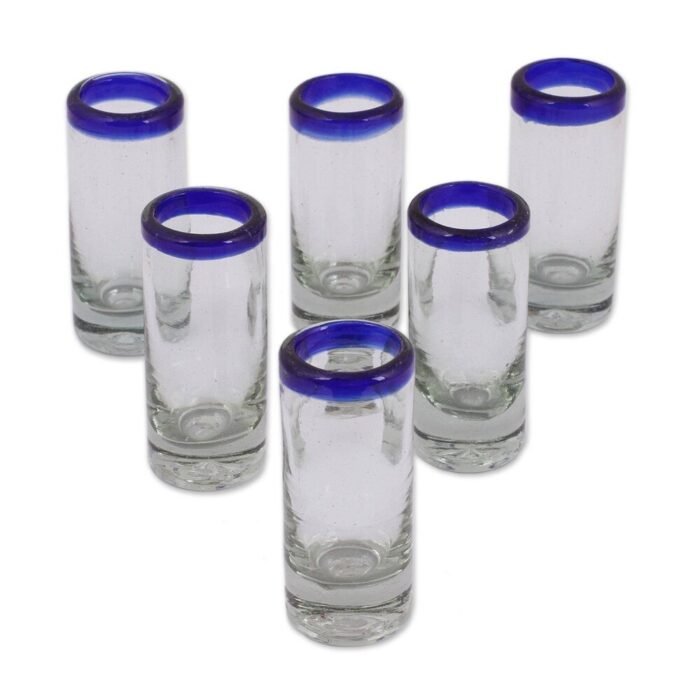 Handmade Shot Glasses - Blue