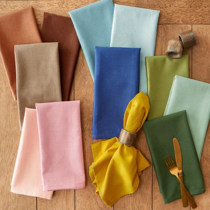 Solid Cotton Napkin Set of 6