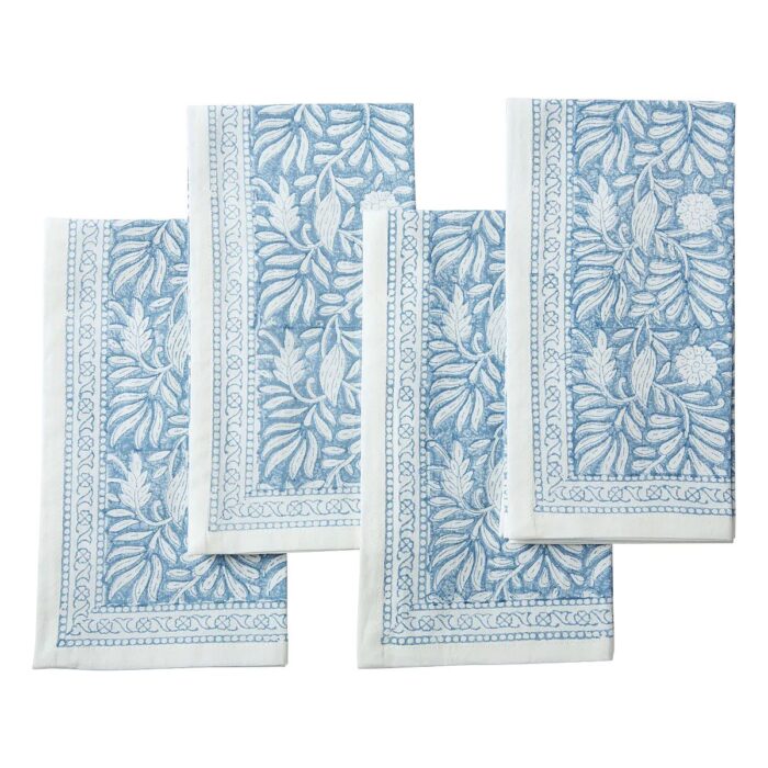 Jasmine Napkins Set of 4 – Blue