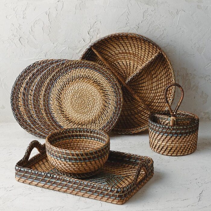 Rattan Nito Serving Collection