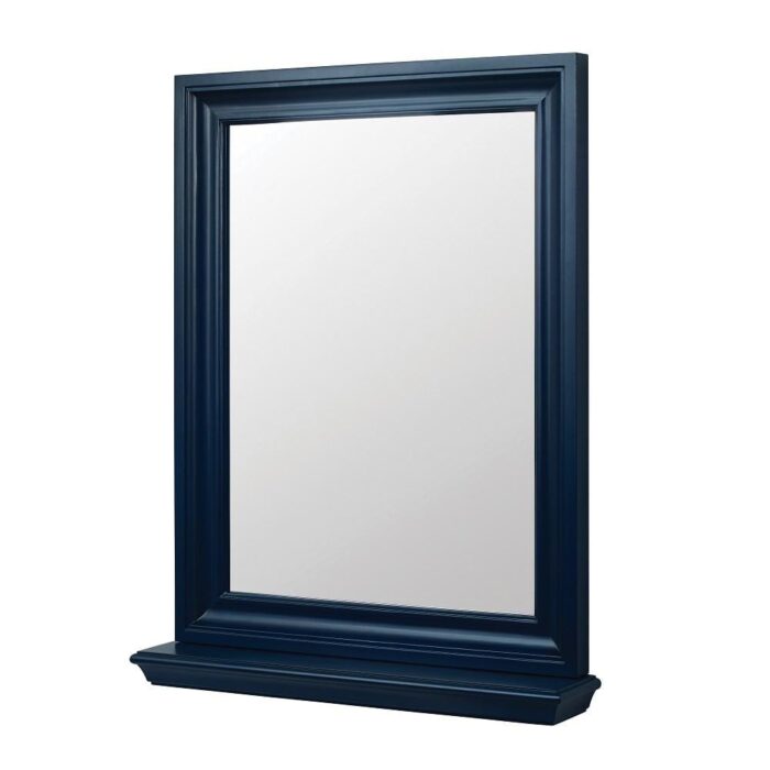Foremost Cherie 23 in. x 30 in. Single Wall Framed Mirror in Royal Blue