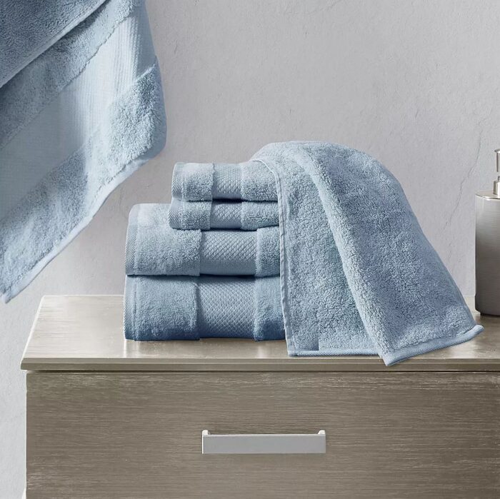 Turkish Cotton 6-Pc. Bath Towel Set