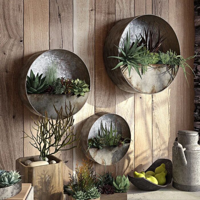 Aria Succulent Wall Planters