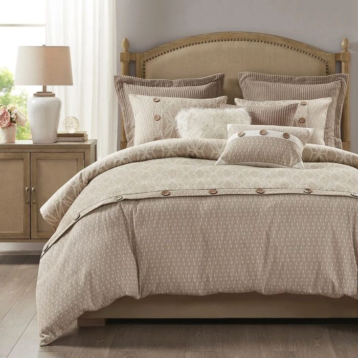 Geometric Jacquard Comforter Set