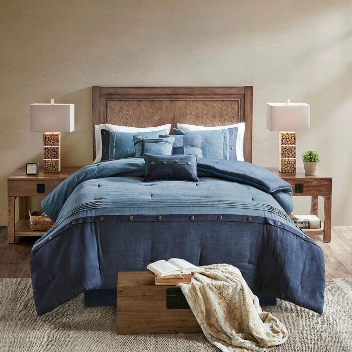 Madison Park Faux Suede Comforter Set