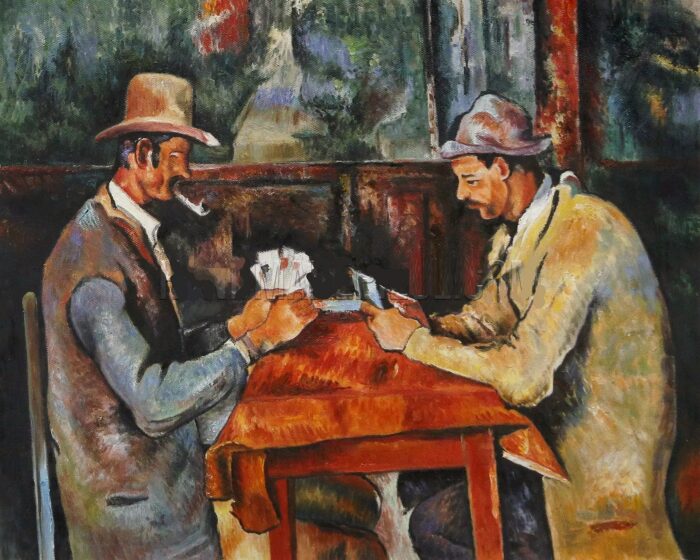 #76 The Card Players by Paul Cezanne