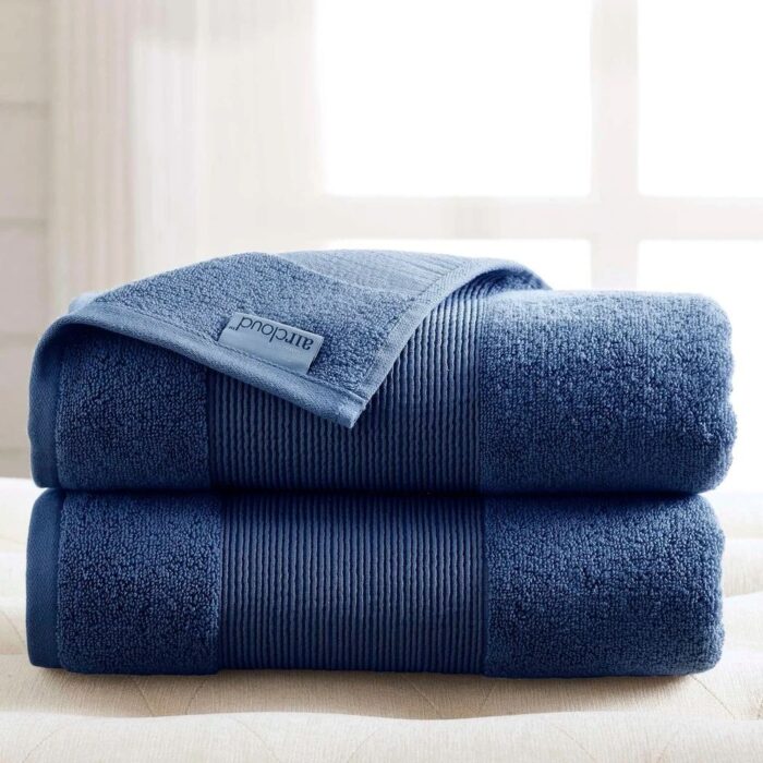2-Pack Oversized Bath Sheet Set - Blue