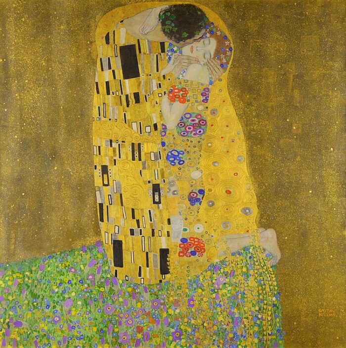 The Kiss by Gustav Kilm