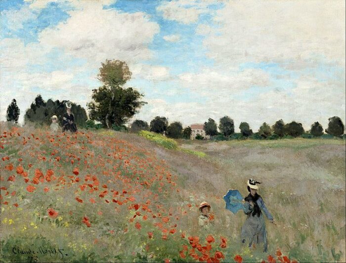 #23 - Poppies at Argenteuil by Claude Oscar Monet