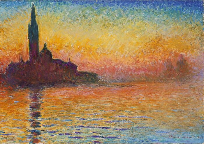 #24 - San Giorgio Maggiore at Dusk by Claude Oscar Monet