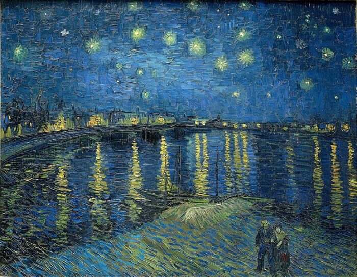 #9 - Starry Night Over the Rhone by Vincent Van Gogh