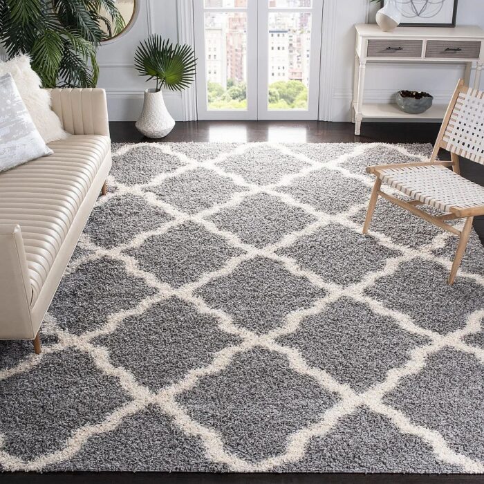 Dallas Shag Giusy Trellis 1.5-inch Thick Rug