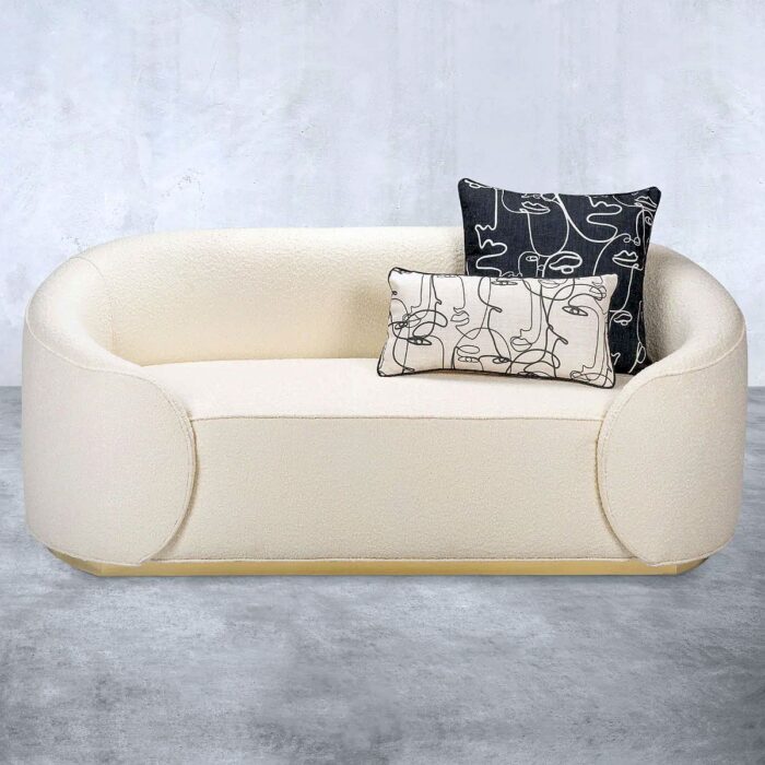 Eden Rock Loveseat in Boucle