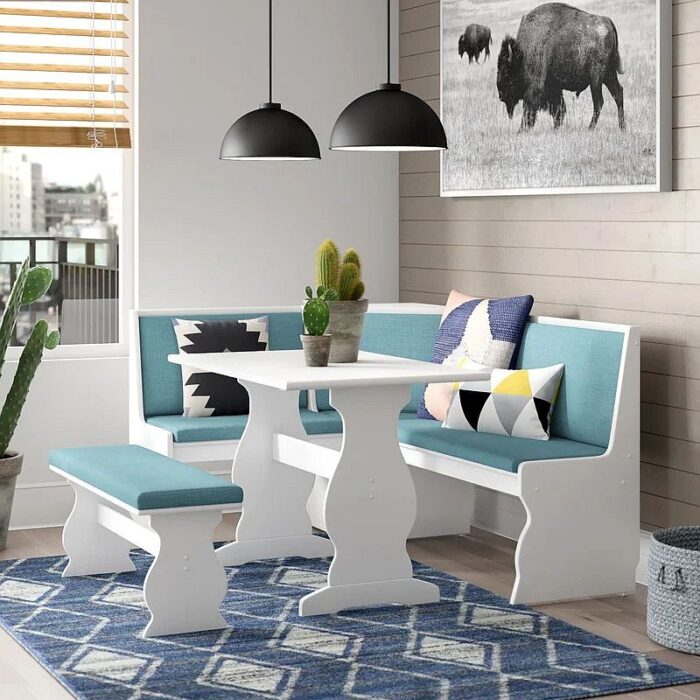 Hannah Breakfast Nook 3-piece Dining Set