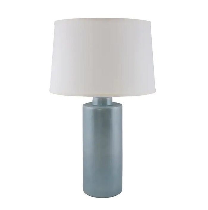 Cylinder lamp smoke blue pearl