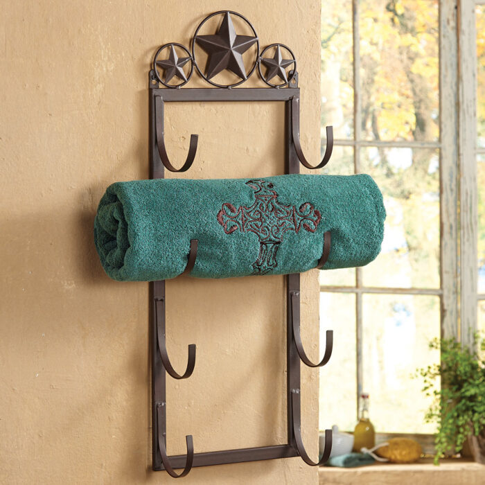 Lone Star Wall / Door Mount Towel Rack