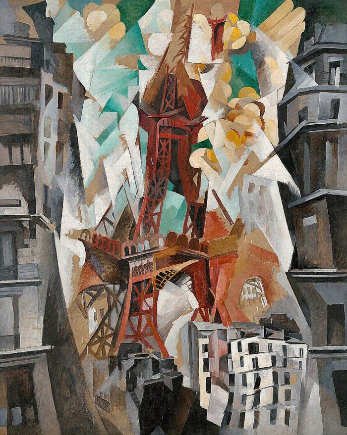 #42 Champ de Mars - The Red Tower by Robert Delaunay