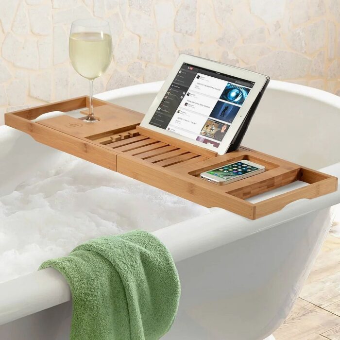 Bamboo Bathtub Caddy Tray