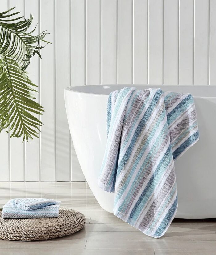 Tommy Bahama Ocean Bay Stripe Cotton Towel Set