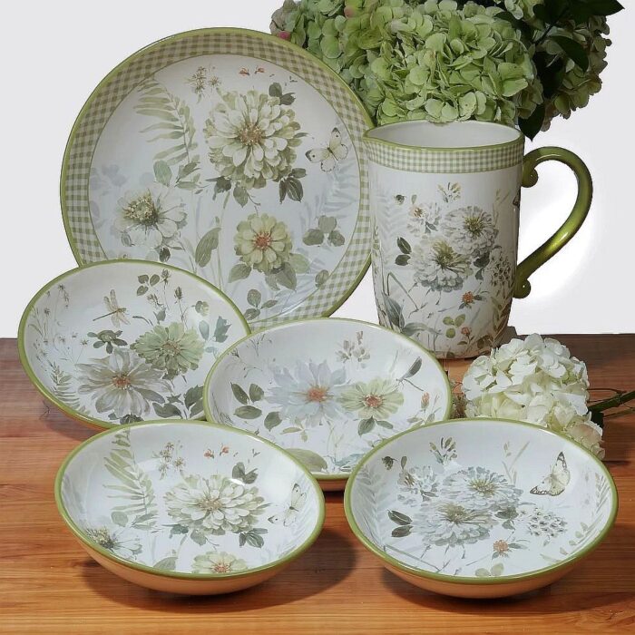 Certified International Green Fields Dinnerware Set