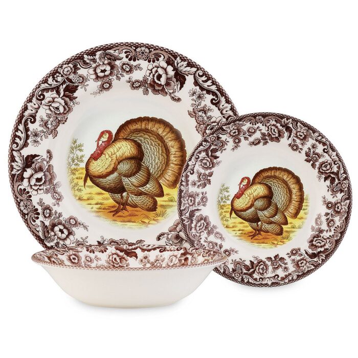 Spode Dinnerware - Woodland Turkey Collection