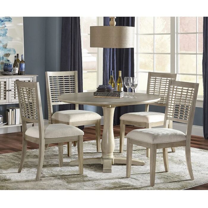 Ocala Wood 5 Piece Round Dining Set