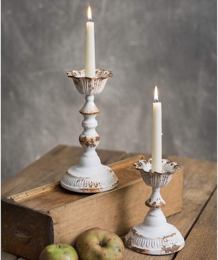 Set of Two Dapheny Tapered Candle Holders